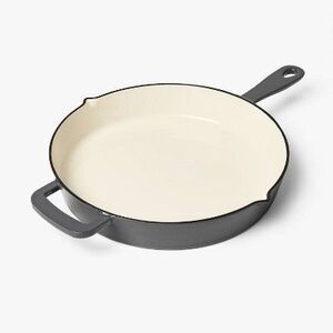Figmint - 12" Enamel Skillet Gray Eclipse - Figmint Gray